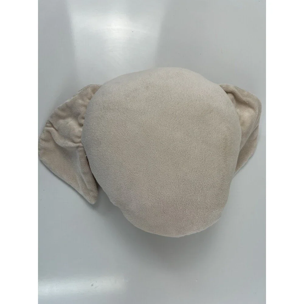 Realistic DOG FACE PILLOW Yellow Labrador Stuffed Plush Throw Pillow Dog Bedding